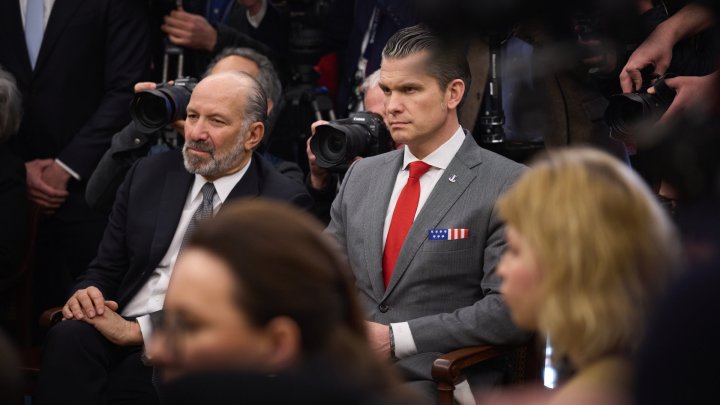 Pete Hegseth se na schůzku překvapivě nedostavil