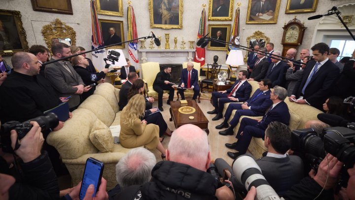 Drama v Oválné pracovně Bílého domu (pátek, 28. února 2025).