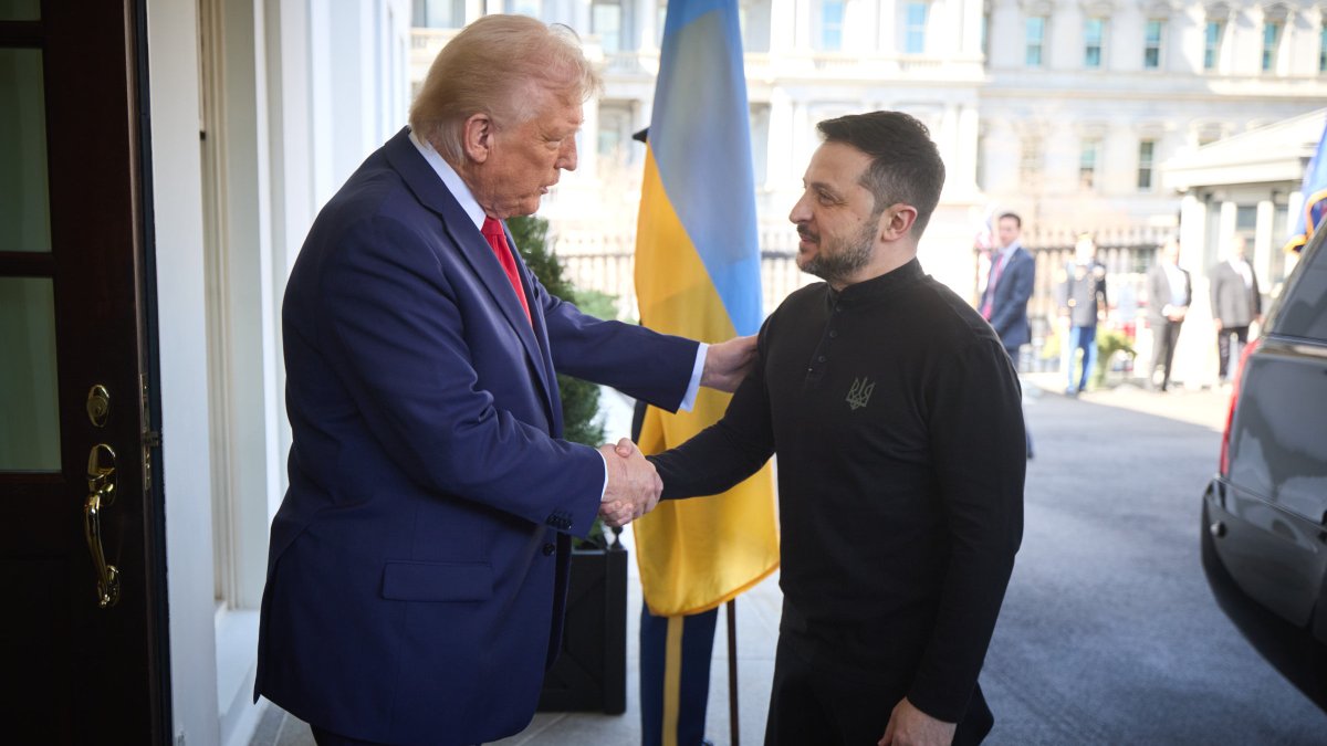 Donald Trump a Volodymyr Zelenskyj