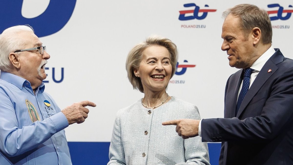 Donald Tusk a Ursula von der Layenová