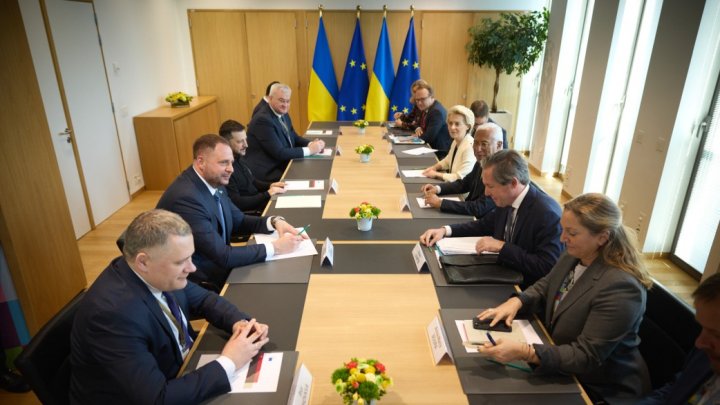 Volodymyr Zelenskyj na summitu EU. (6. března 2025).