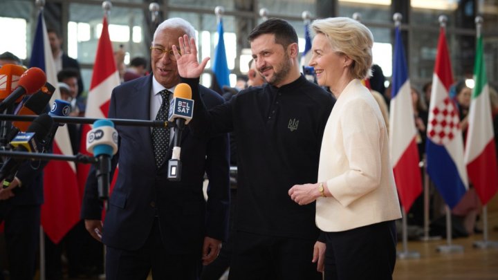 Volodymyr Zelenskyj na summitu EU. (6. března 2025).