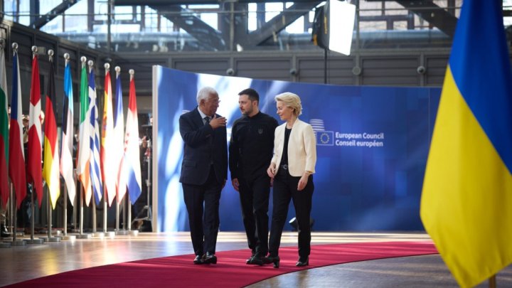 Volodymyr Zelenskyj na summitu EU. (6. března 2025).
