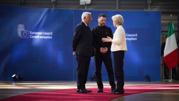 Volodymyr Zelenskyj na summitu EU. (6. března 2025).