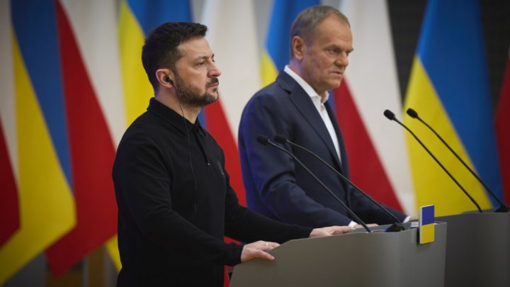 Volodymyr Zelenskyj a Donald Tusk