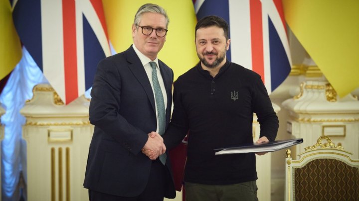 Volodymyr Zelenskyj a Keir Starmer