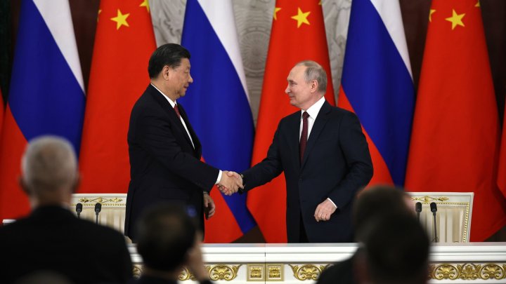 Vladimir Putin a Si Ťin-pching