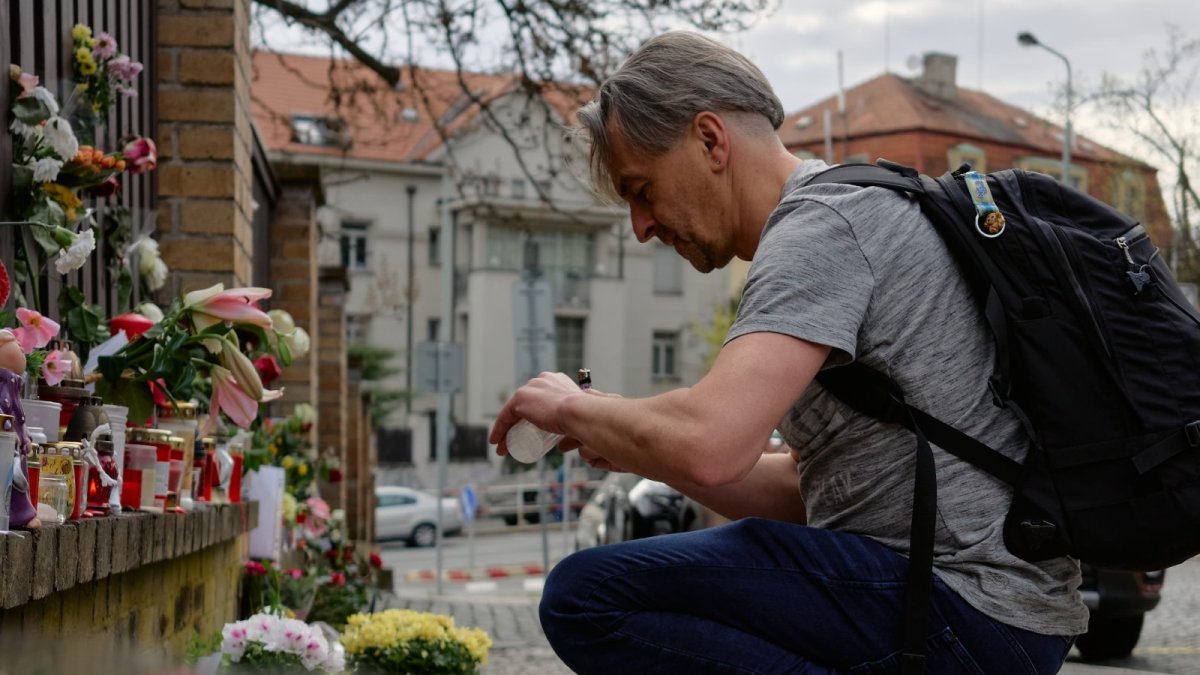 Pietní místo pro Annu Slováčkovou