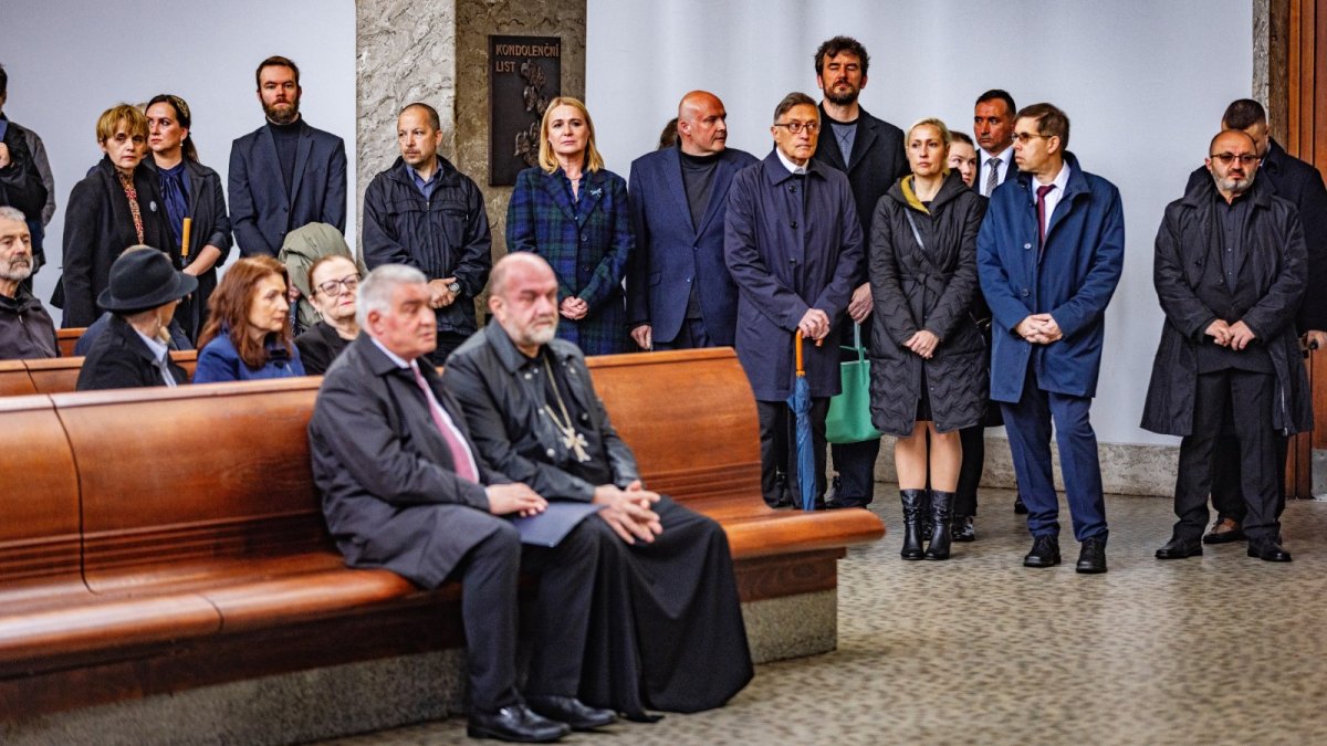 Pohřeb Jaromíra Štětiny