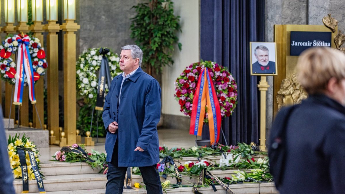Pohřeb Jaromíra Štětiny