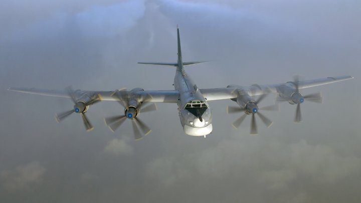 Ruský jaderný bombardér Tupolev TU-95