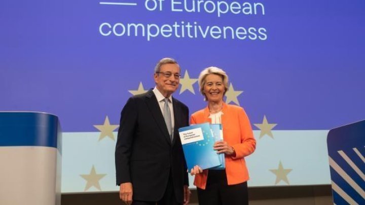 Mario Draghi a Ursula von der Leyenová