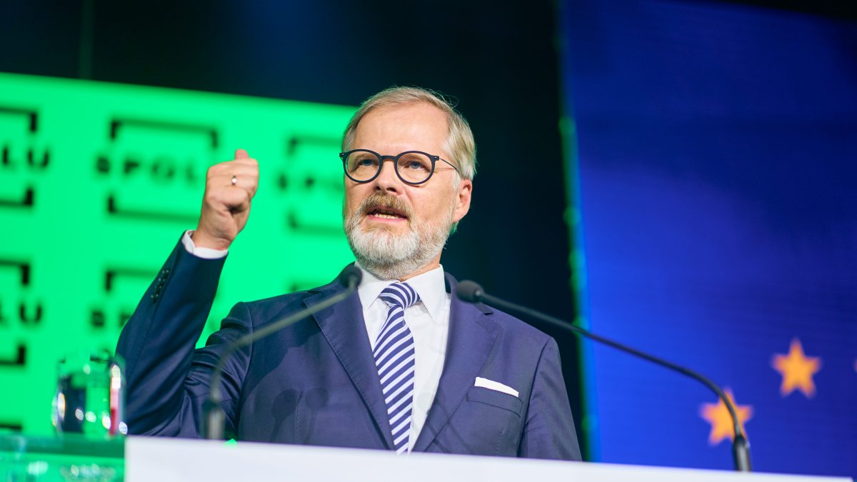 Petr Fiala na zahájení poslední fáze kampaně koalice SPOLU