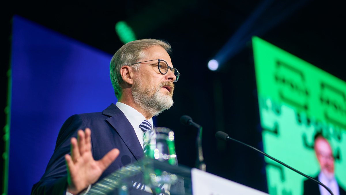 Petr Fiala na zahájení poslední fáze kampaně koalice SPOLU