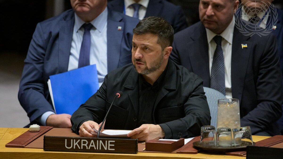 Volodymyr Zelenskyj v OSN