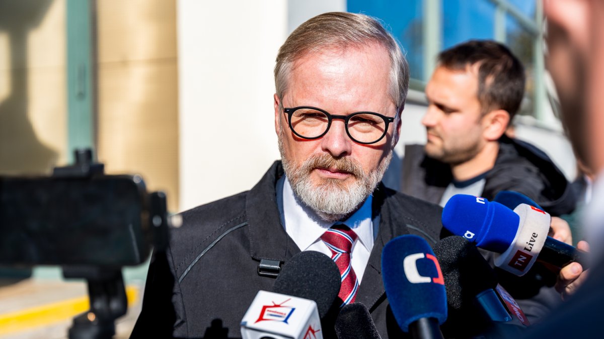 Petr Fiala odvolil v Brně. (3.10.2025)