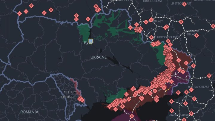 Rozmístění ruských jednotek na Ukrajině (ke dni 16. 10. 2025)