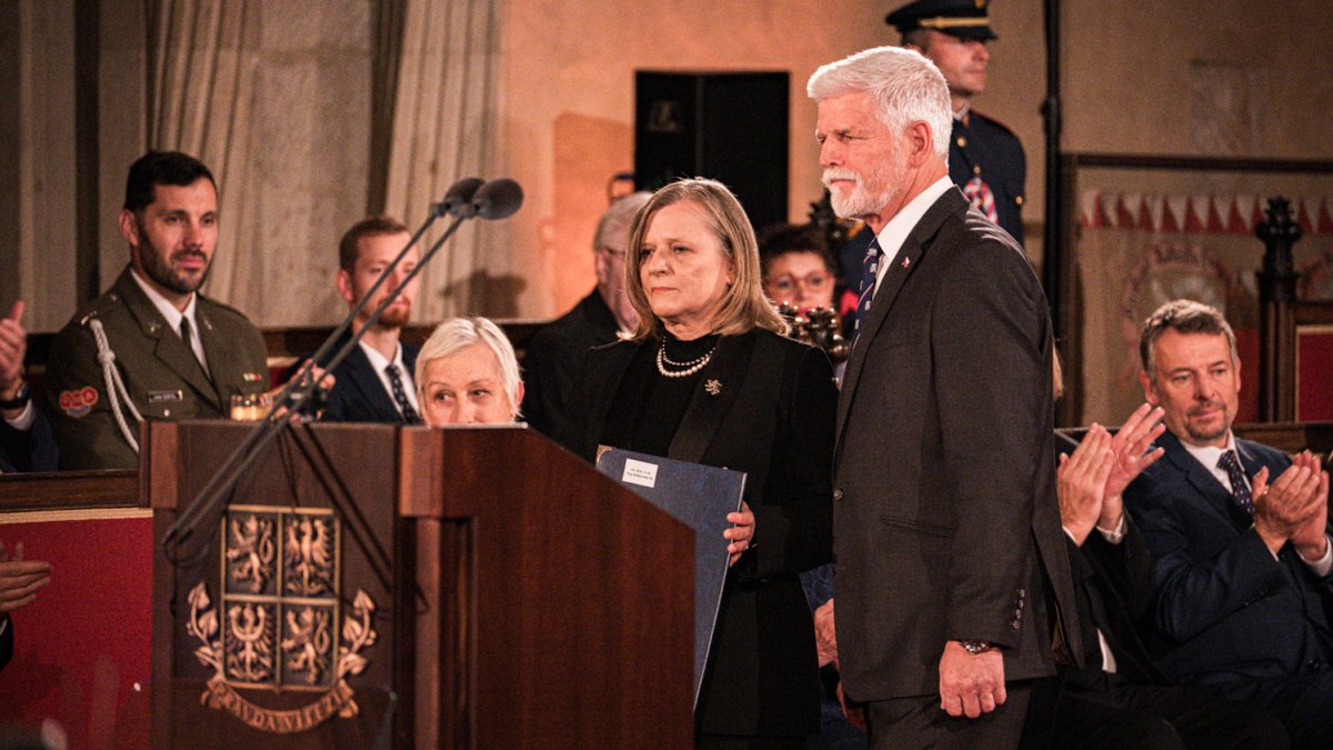 Předávání státních vyznamenání prezidentem Petrem Pavlem (28. října 2025)