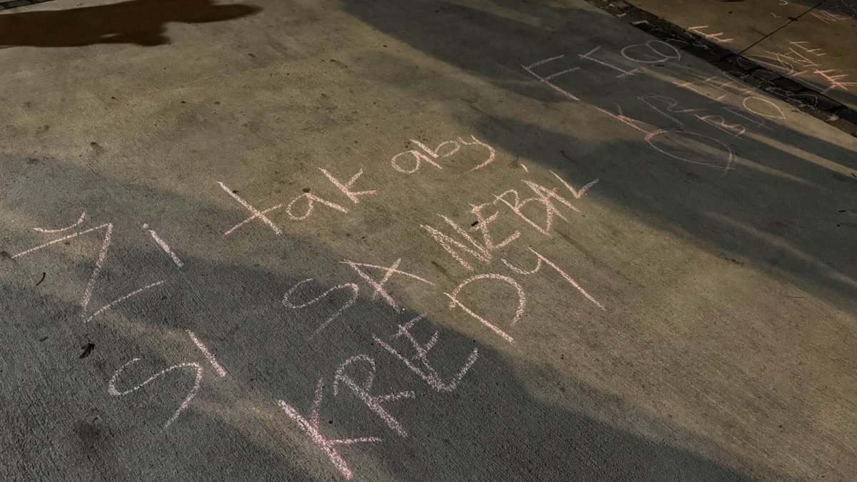 Křídové protesty v Bratislavě před oslavami 17. listopadu