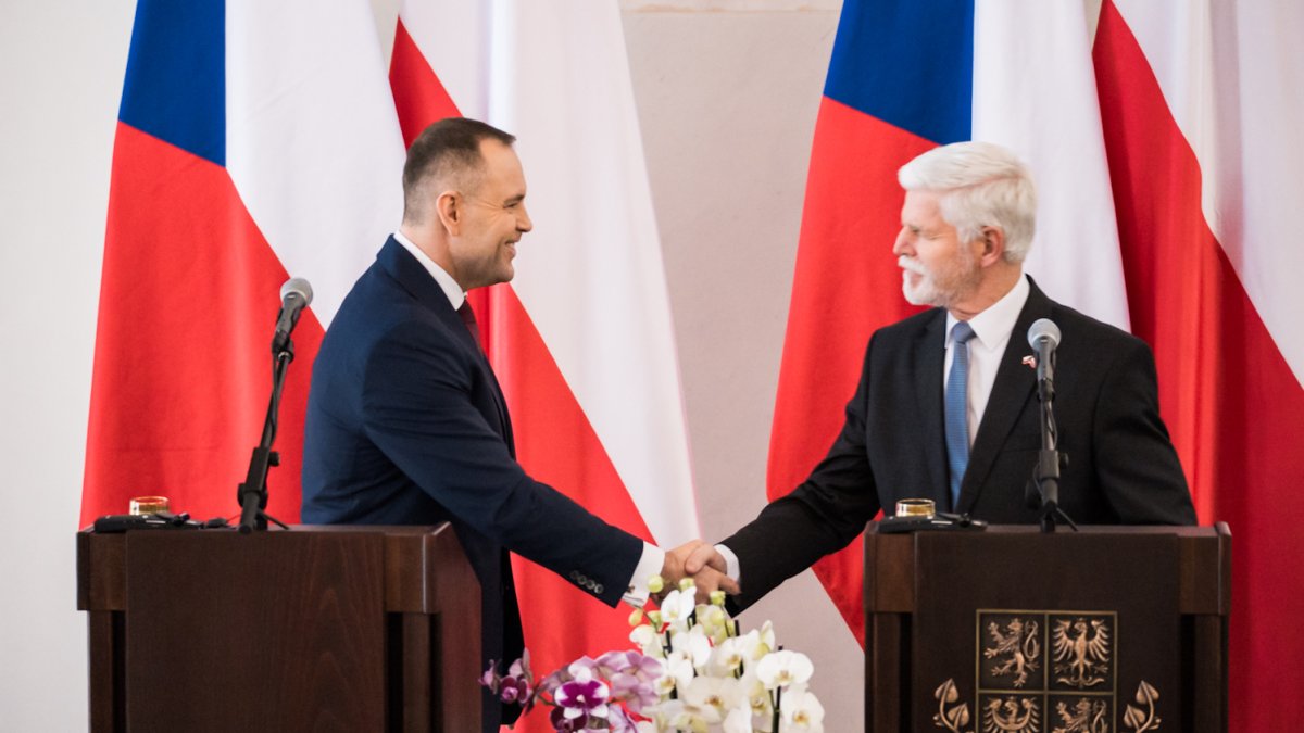 Do Prahy přijel polský prezident Karol Nawrocki. (24.11.2025)