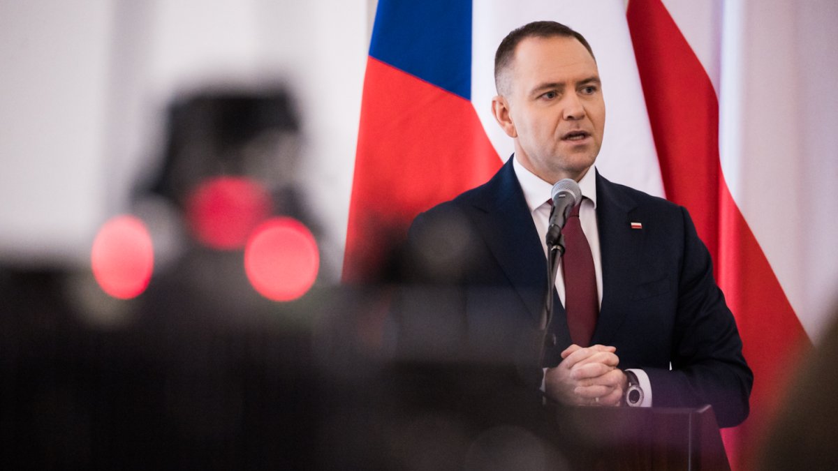 Do Prahy přijel polský prezident Karol Nawrocki. (24.11.2025)