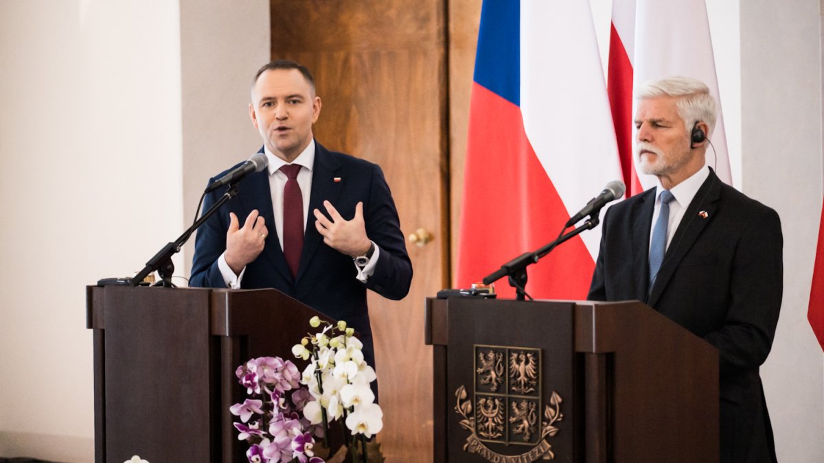 Do Prahy přijel polský prezident Karol Nawrocki. (24.11.2025)