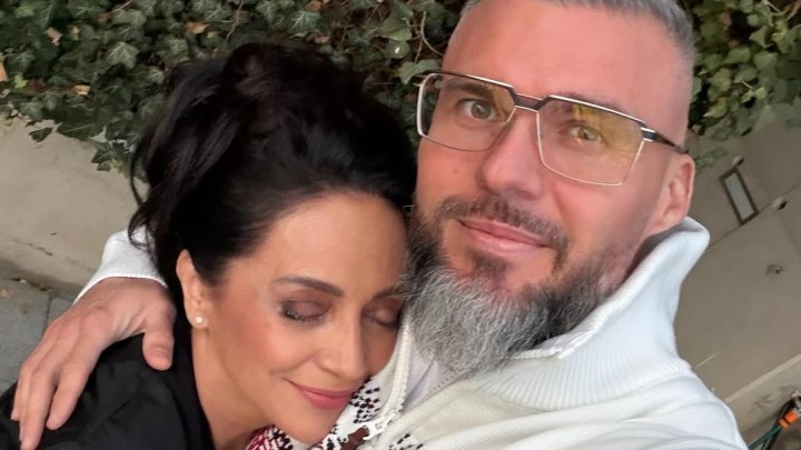 Lucie Bílá s partnerem Radkem. 