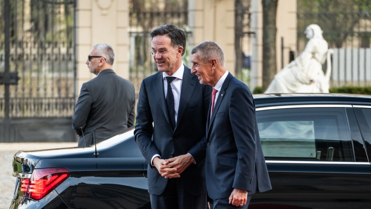 Mark Rutte a Andrej Babiš