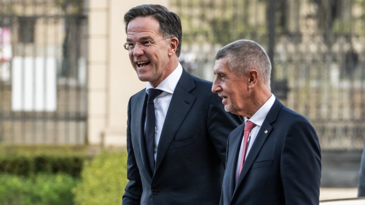 Mark Rutte a Andrej Babiš