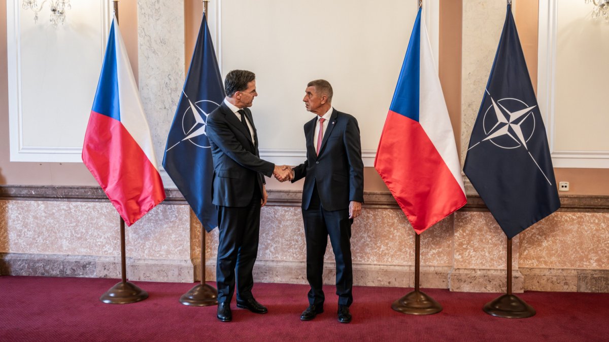 Mark Rutte a Andrej Babiš