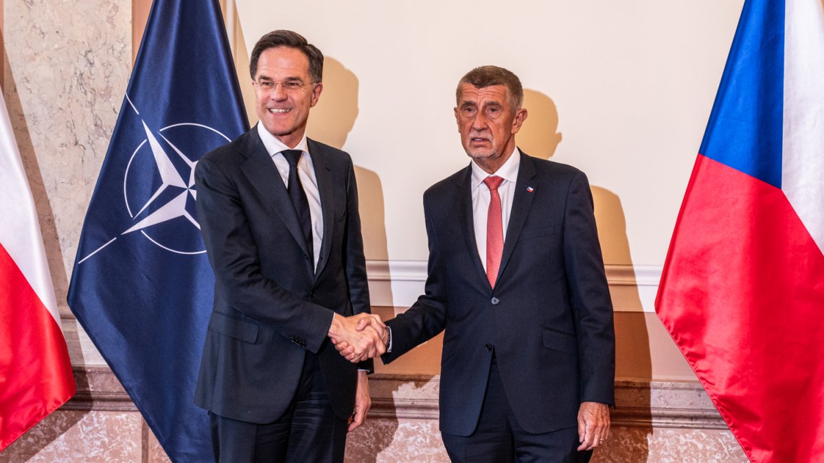 Mark Rutte a Andrej Babiš