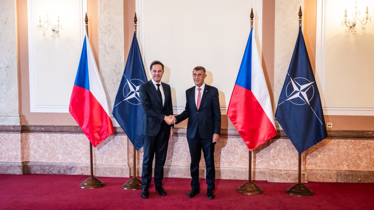 Mark Rutte a Andrej Babiš