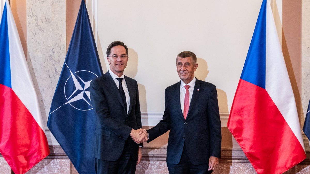 Mark Rutte a Andrej Babiš