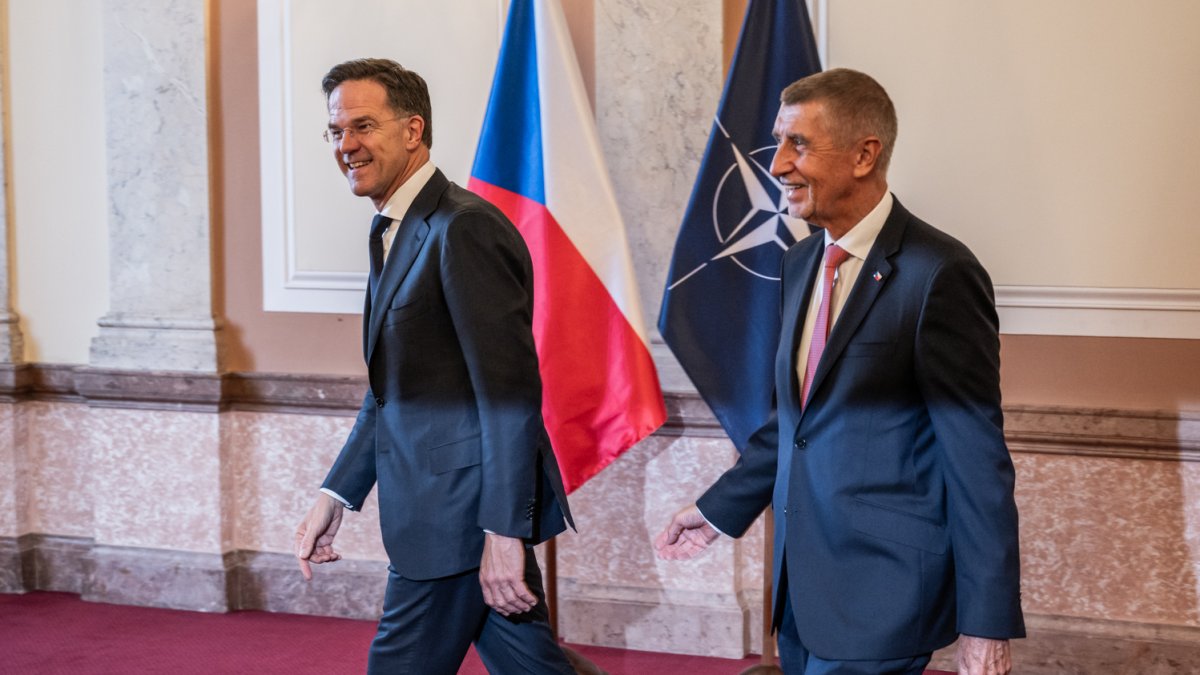 Mark Rutte a Andrej Babiš