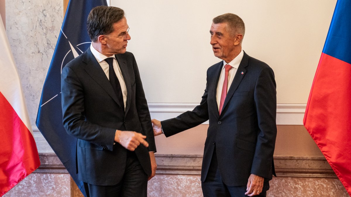 Mark Rutte a Andrej Babiš
