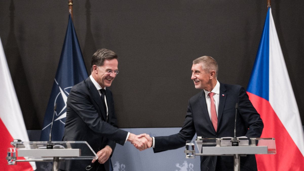 Mark Rutte a Andrej Babiš