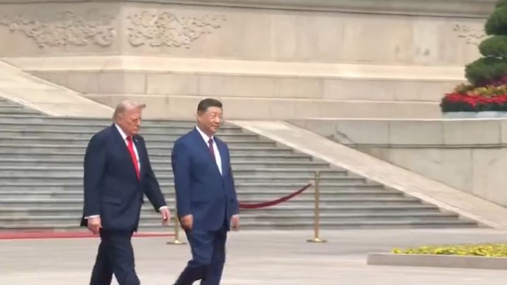 Donald Trump a Si Ťin-pching