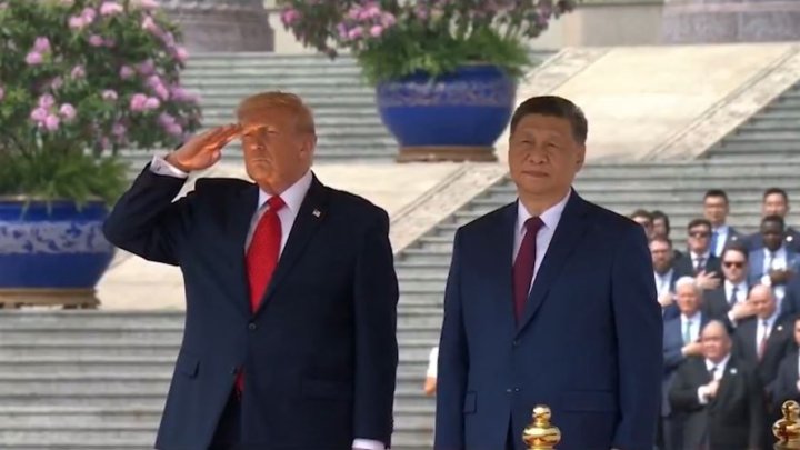 Donald Trump a Si Ťin-pching